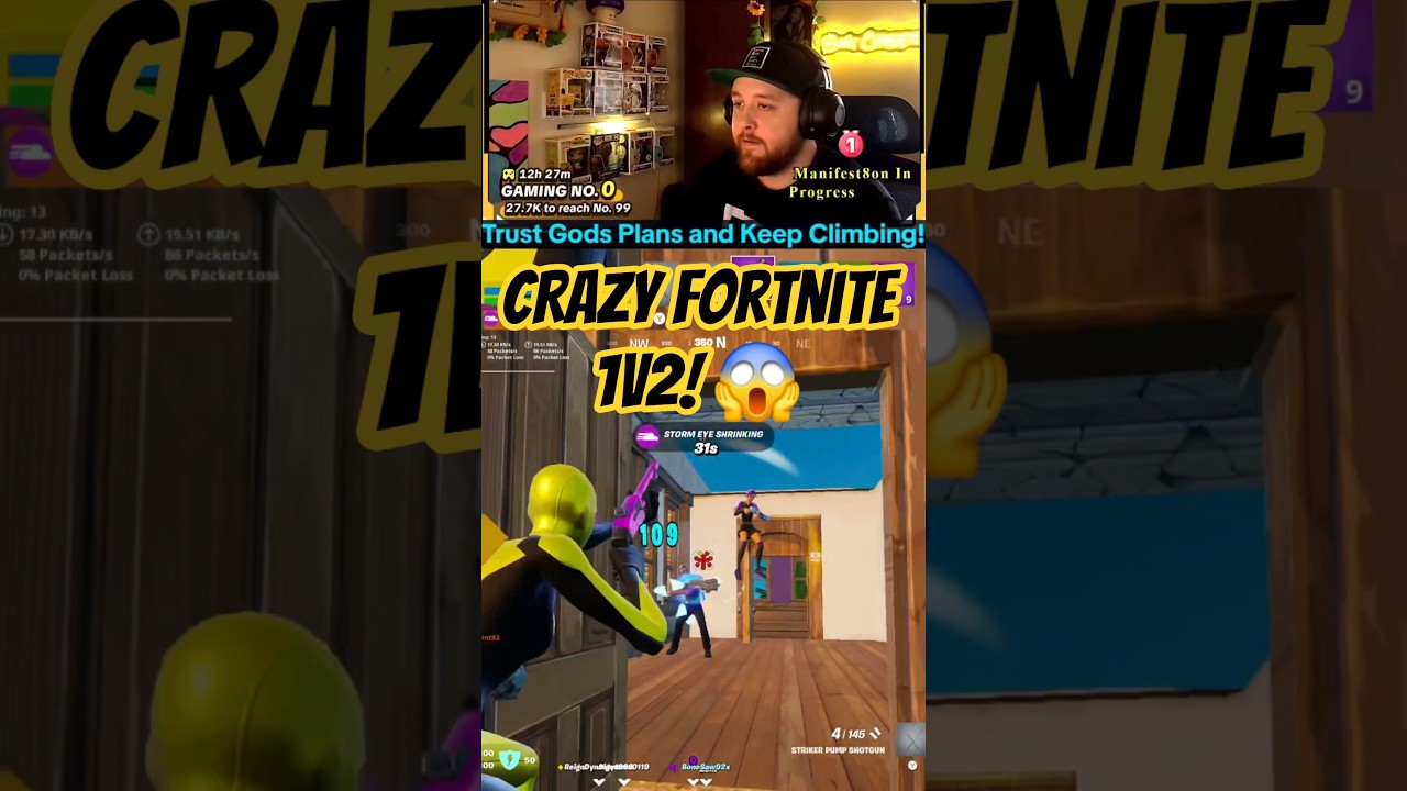 CRAZY Fortnite 1v2! 😱🎮