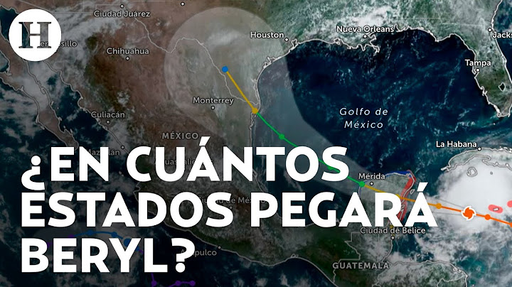 Huracán Beryl | Trayectoria y estados de México en que tocará tierra el destructivo ciclón
