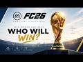Who will win FC 26 Gameplay amp Simulation LIVE fifa 