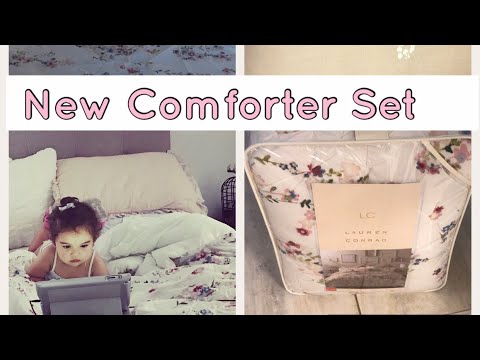 our-new-bedding-set-|-comforter-|-kohl’s-|-lauren-conrad-|-bed-room