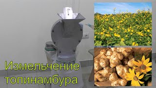 Измельчение топинамбура