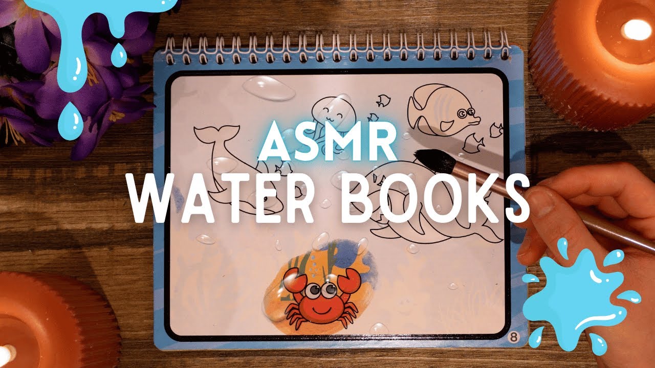 ASMR 💧 WATER BOOKS | Tes yeux vont se fermer tout seuls...😴💤