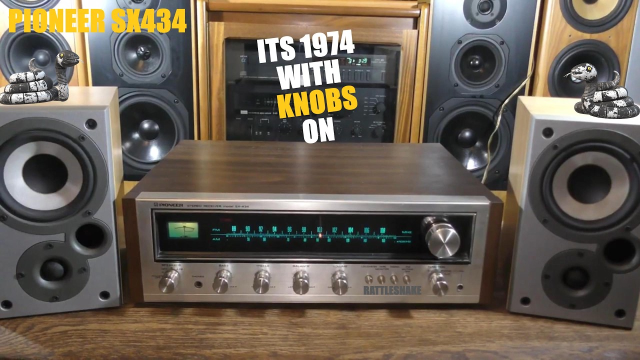 ITS A CRACKER VINTAGE PIONEER SX434 RECEIVER AMPLIFIER JAPAN 1970s