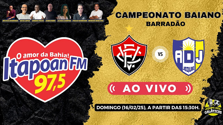 VITÓRIA 2X0 JEQUIÉ AO VIVO (16/02/25)
