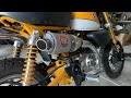 Honda Monkey | Unbox, Install and Amazing Sound of the Yoshi Exhaust | Yoshimura RS3 Install