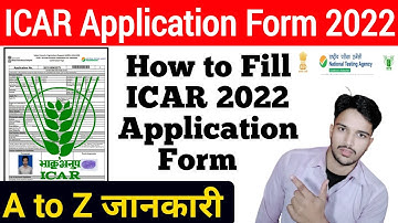 How to Fill ICAR Application Form 2022 || Registration से Print तक || All Process ICAR ||