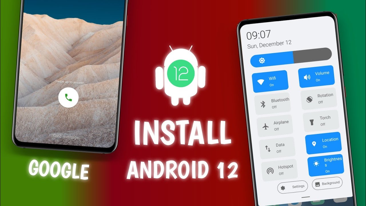 How To Install Android 12 In Any Android Devices?? - YouTube