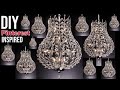 Amazing!!! DIY Pinterest Inspired Glamours Leaf Chandelier | Using Clear Tubing | Home Decor 2022￼