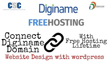 How to connect Diginame Domain With Free Hosting for Lifetime | Live Proof | No Page limit 2020 |CSC