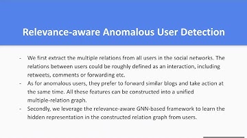 Anomalous User Detection in Social Network using Graph Neural Networks (GNN)