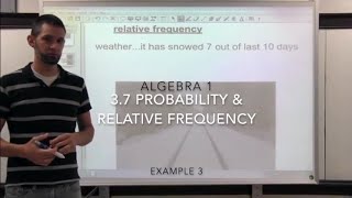 3.7c Probability and Relative Frequency