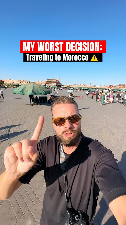 5 reasons NOT to travel to Marrakech, Morocco 🇲🇦 #shorts #travel