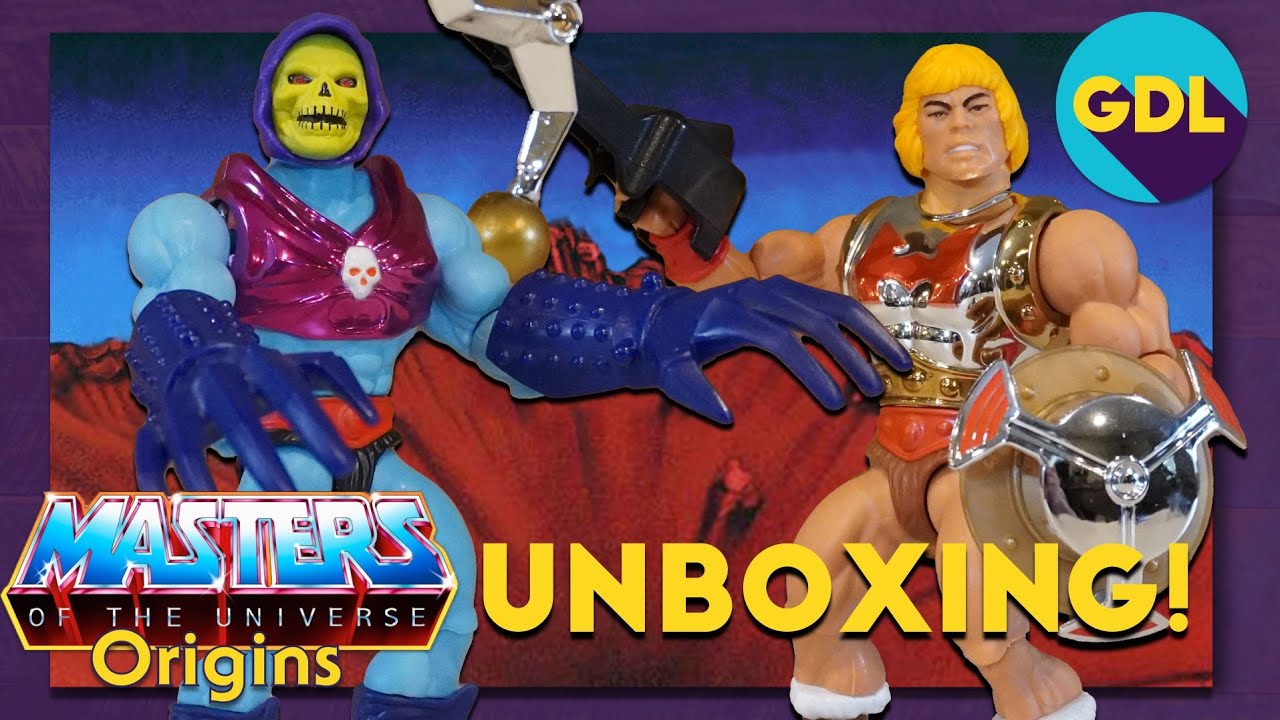 MOTU Origins Flying Fists He-Man & Terror Claws Skeletor!