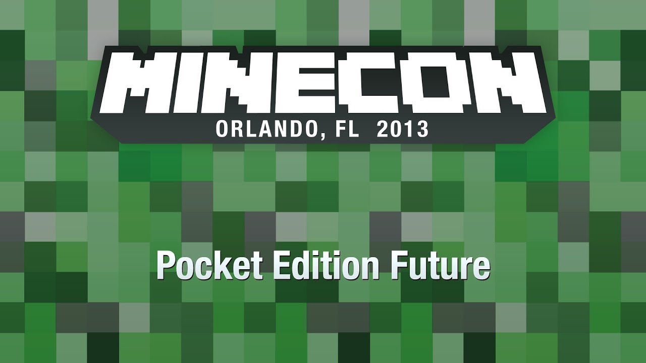 Pocket Edition Future MINECON 2013 Panel (Minecraft)
