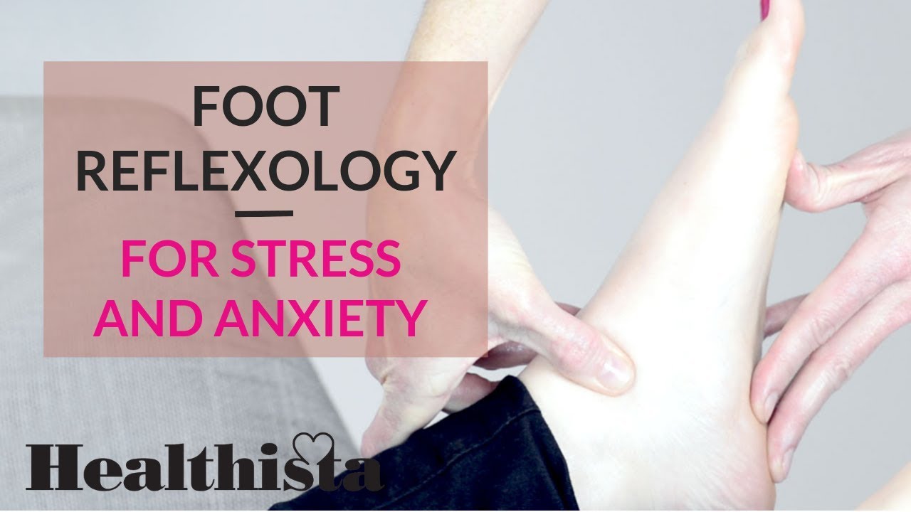 Reflexology Hand Chart Anxiety