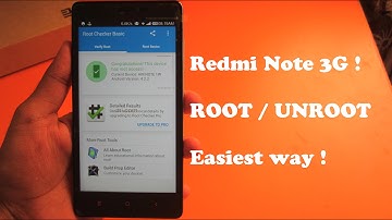 Redmi Note 3G - Root/Unroot ( Easiest way )