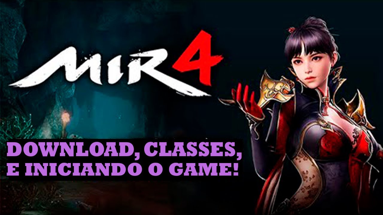 MIR4 Como Começar? Baixando, Escolhendo Classe, e Iniciando o Jogo do Zero! NFT DINHEIRO