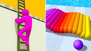Ladder Master Vs Canvas Run⛳️⛳️⛳️Walkthrough Android IOS Max 2026 Update Gameplay AWE11