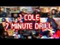 REACTORS GOING CRAZY | J COLE - 7 MINUTE DRILL | UNCUT REACTION MASHUP/COMP