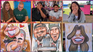 DRAWING FUNNY CARICATUTES OF STRANGERS AT ANOTHER LEVEL & THIER BEST REACTION ▶️ 5