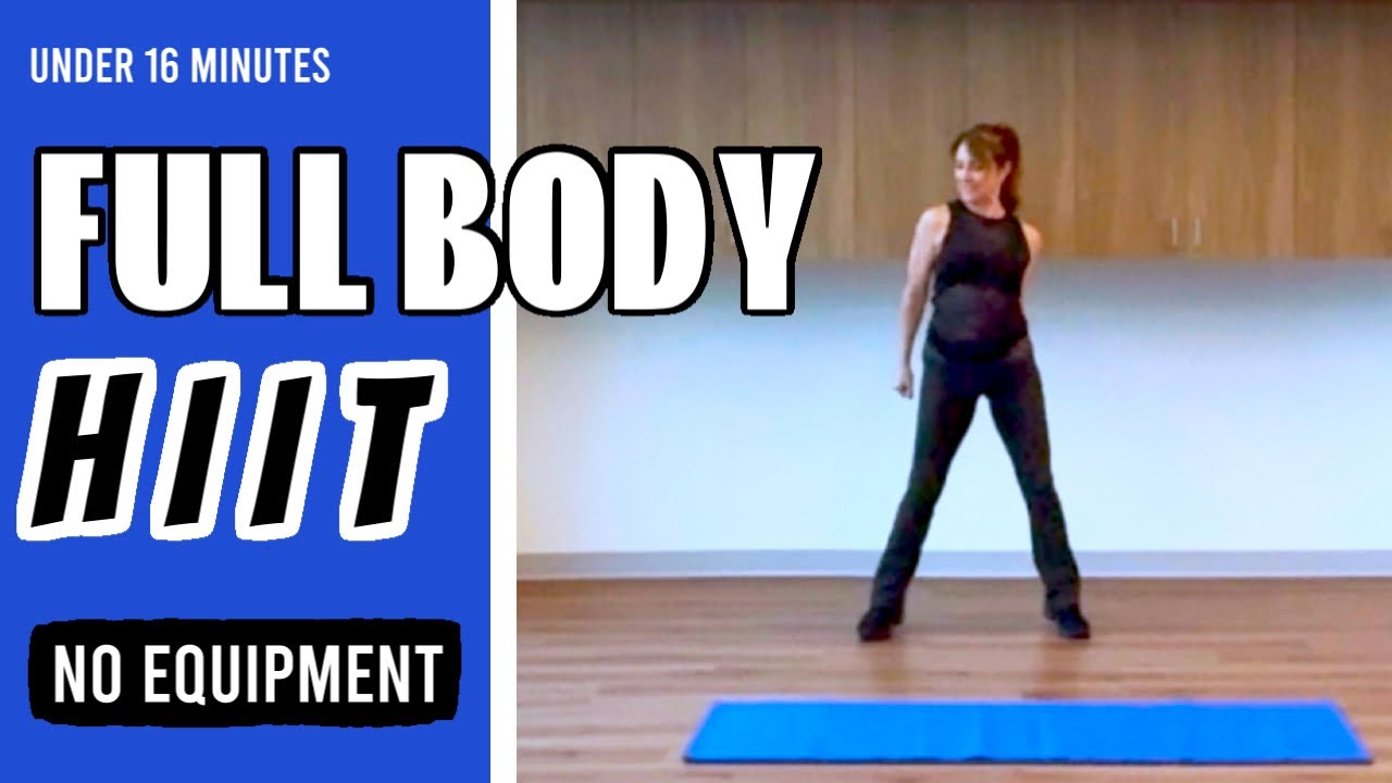 FULL BODY HIIT Workout | Fat Burner! | Cardio | Strength | 8 Intervals | No Equipment! 😅