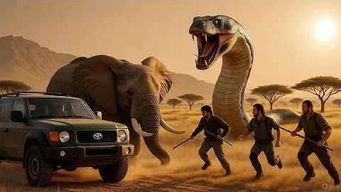 Brave Heroes Save Poor Elephant From Deadly Giant Mutant Python | Epic Wildlife Rescue in Africa