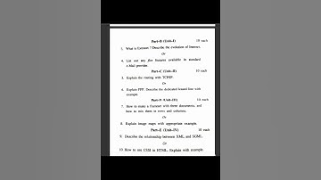 INTERNET TECHNOLOGY AND WEB PAGE DESIGN | HPU | PREVIOUS PAPER | BCA 4TH SEM