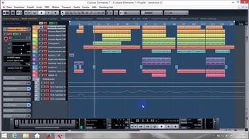 Cubase 7 Elements Inside The Project: Born Hardcore Rave