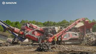 Slater Excavating powers productivity with the Sandvik QI353 Impact crusher