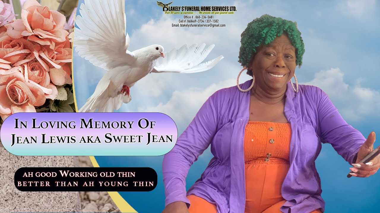 Jean Lewis aka Sweet Jean Funeral Service - YouTube