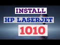 How to Download and install HP laserjet 1010 on Windows 7, Windows 10, Windows 8 both 32 and 64 bit