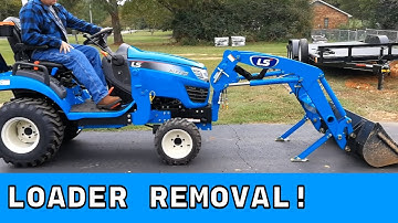 MT125 LS Tractor Loader Removal