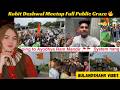 Rohit Deshwal First Vlog Meetup 🔥 Massive Crowd in Bulandshahr | Nishu Bhai Love Reaction ❤️