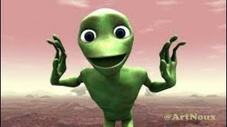 رقصة الرجل الاخضر الضفدع الفضائي كاملة dame tu cosita فيديو كليب كامل