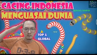 Jebak Cacing Besar Alaska,  Cacing Indonesia Langsung Peringkat 1 Dunia!! Worms Zone.io  #1