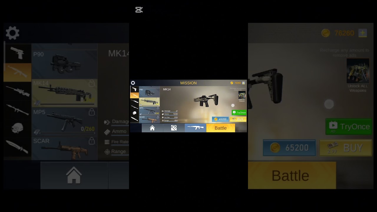 critical gun game ma New Gun Bhai ki