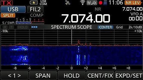 ICOM IC-705 - Raspberry PI4 - RS-BA1 remote control - WSJTX - ft8