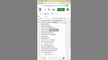 Google Sheets trick to translate any sentence in any language