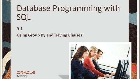 Oracle Academy DFO Section 9-1 Quiz ( Database Course) Database Foundation SECTION 9 #IT #Unversity