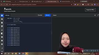 Information Tugas Pemrograman Python: Array 2 Dimensi (3×4) Update