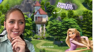Can I build a princess tower with the round walls???