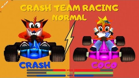 #5 Siblings Battle!!! (Coco Vs Crash) | Crash Team Racing (PS1) - 2 Players Wumpa Cup NORMAL
