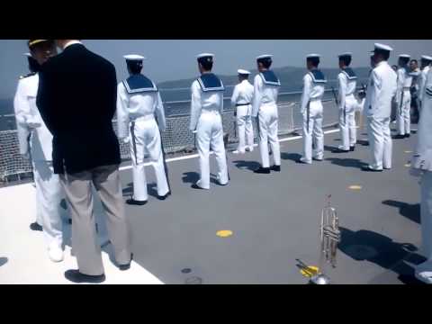 日本海海戦洋上慰霊祭　動画