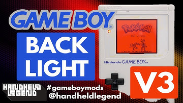 Gameboy DMG Backlight Installation From Hand Held Legend