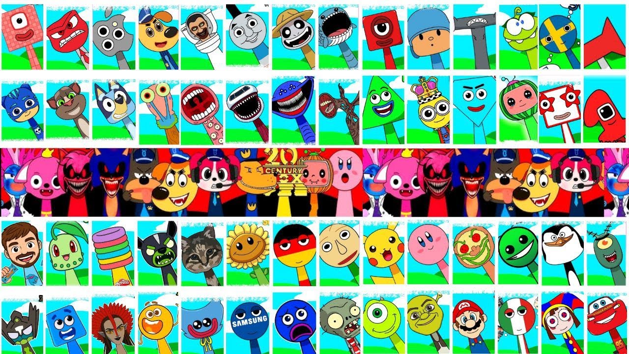 🛑 My Sprunki OC ALL Phases Incredibox Compilation COMPLETE in real ❤️ 