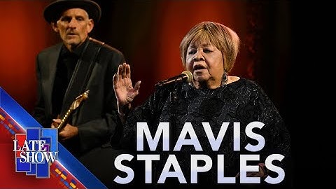 "Human Mind" - Mavis Staples (LIVE on The Late Show)