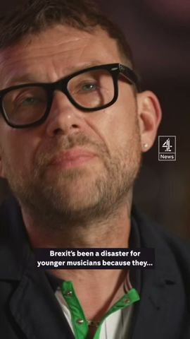 Blur frontman: ‘Brexit was a travesty for young musicians’