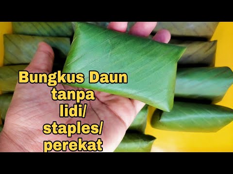 Cara Bungkus Lemper Praktis
