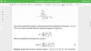 Non-parametric density estimation - 2: Parzen window