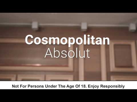 Cosmopolitan Cocktail Made With Absolut Vodka